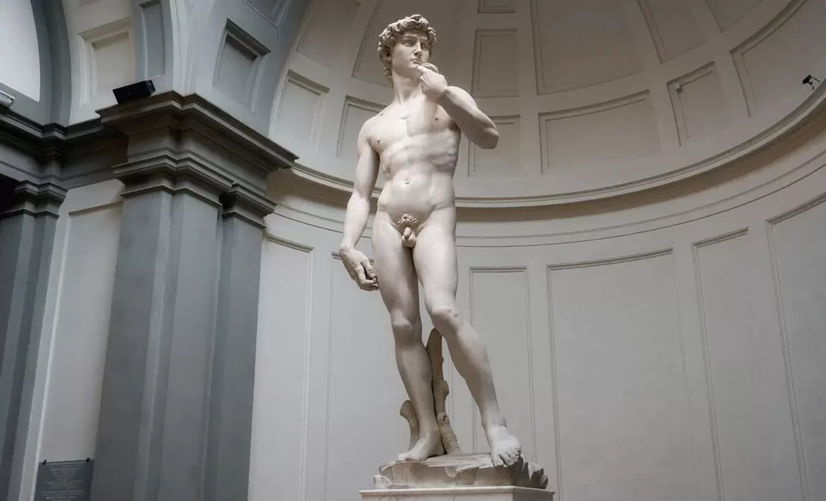 Nude man statue and penis enlargement