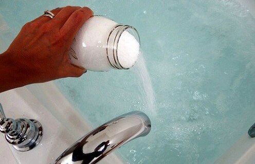 Bath with soda