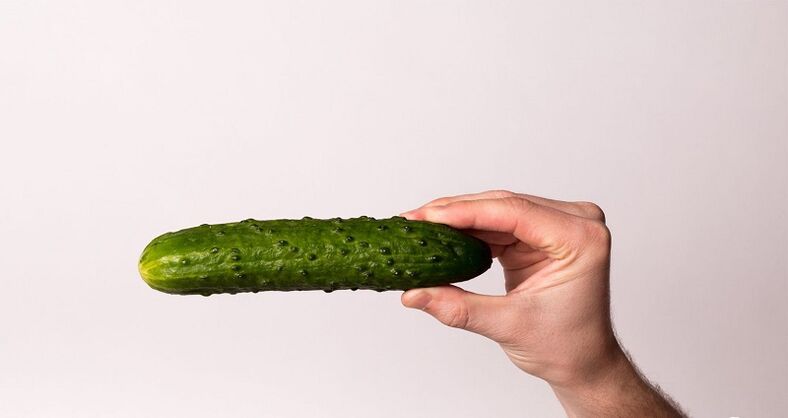 How should the penis stand properly